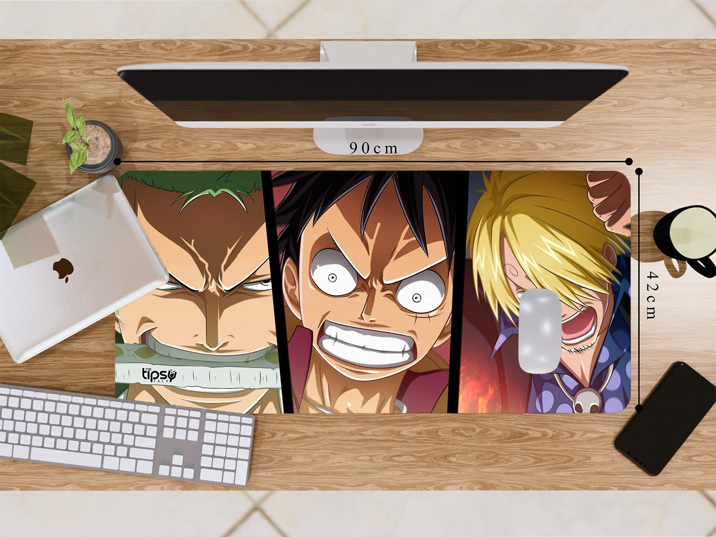 "RORONOA ZORO MONKEY - ANIME " Gaming Mousepad Elevate Your Gaming Experience