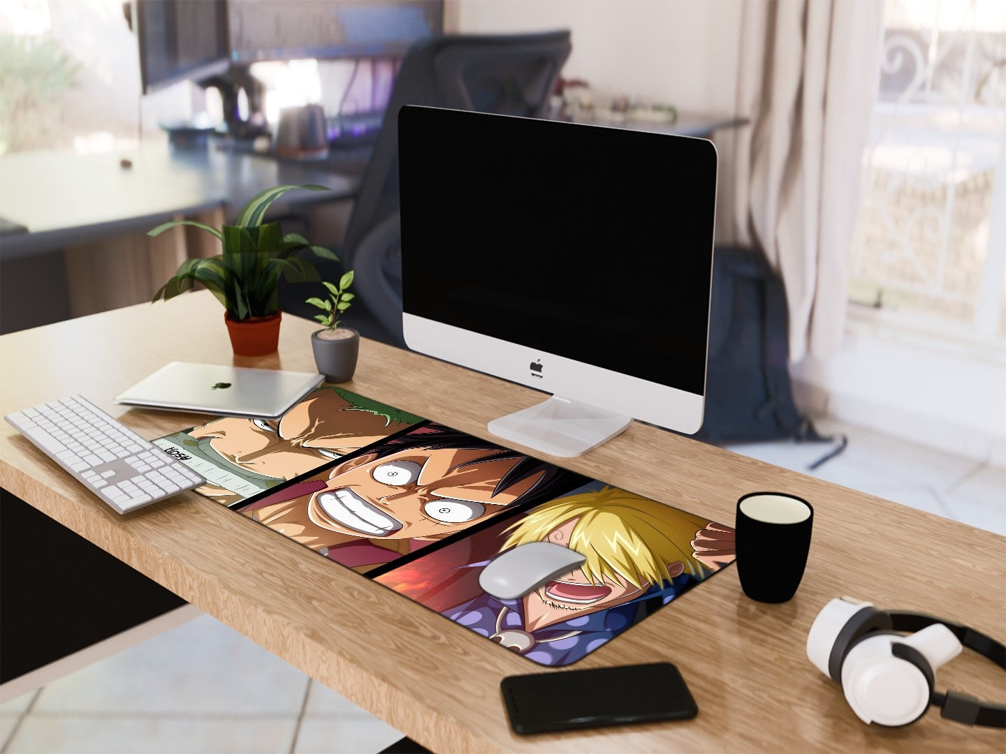 "RORONOA ZORO MONKEY - ANIME " Gaming Mousepad Elevate Your Gaming Experience