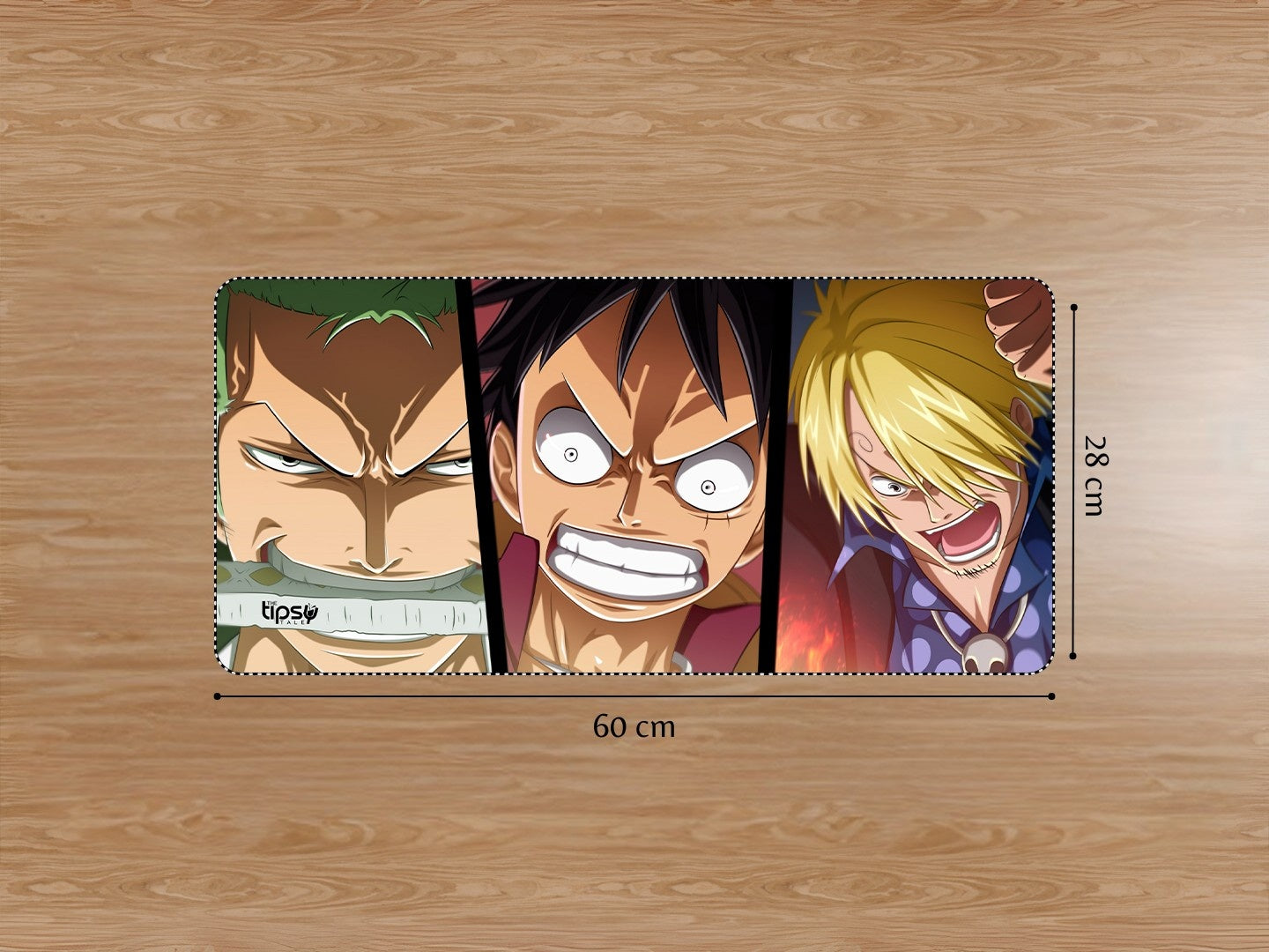 "RORONOA ZORO MONKEY - ANIME " Gaming Mousepad Elevate Your Gaming Experience