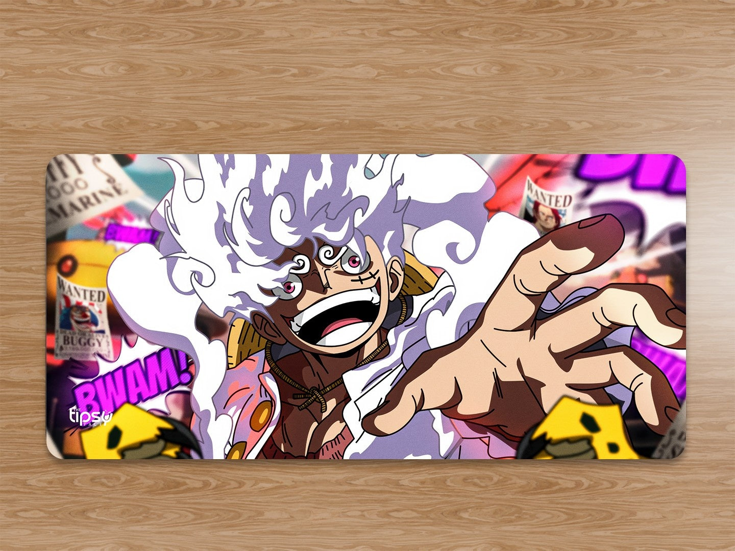 "SUN GOD NIKA MONKEY -ONE PIECE" Gaming Mousepad Elevate Your Gaming Experience