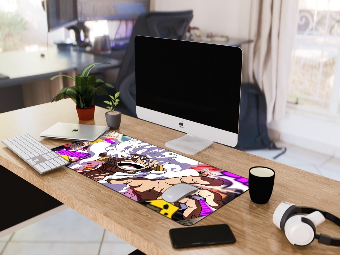 "SUN GOD NIKA MONKEY -ONE PIECE" Gaming Mousepad Elevate Your Gaming Experience