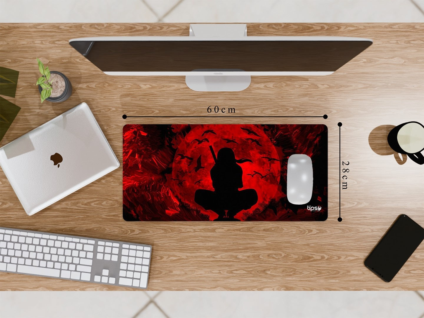 " ITACHI UCHIKA DARK " Gaming Mousepad Elevate Your Gaming Experience