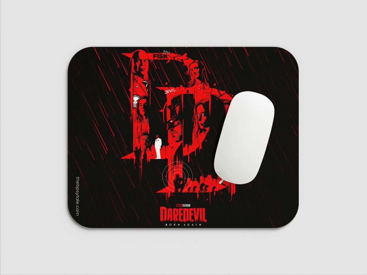"S02 DARE DEVIL - FISK" Mousepad: Enhance Your Workspace with Style