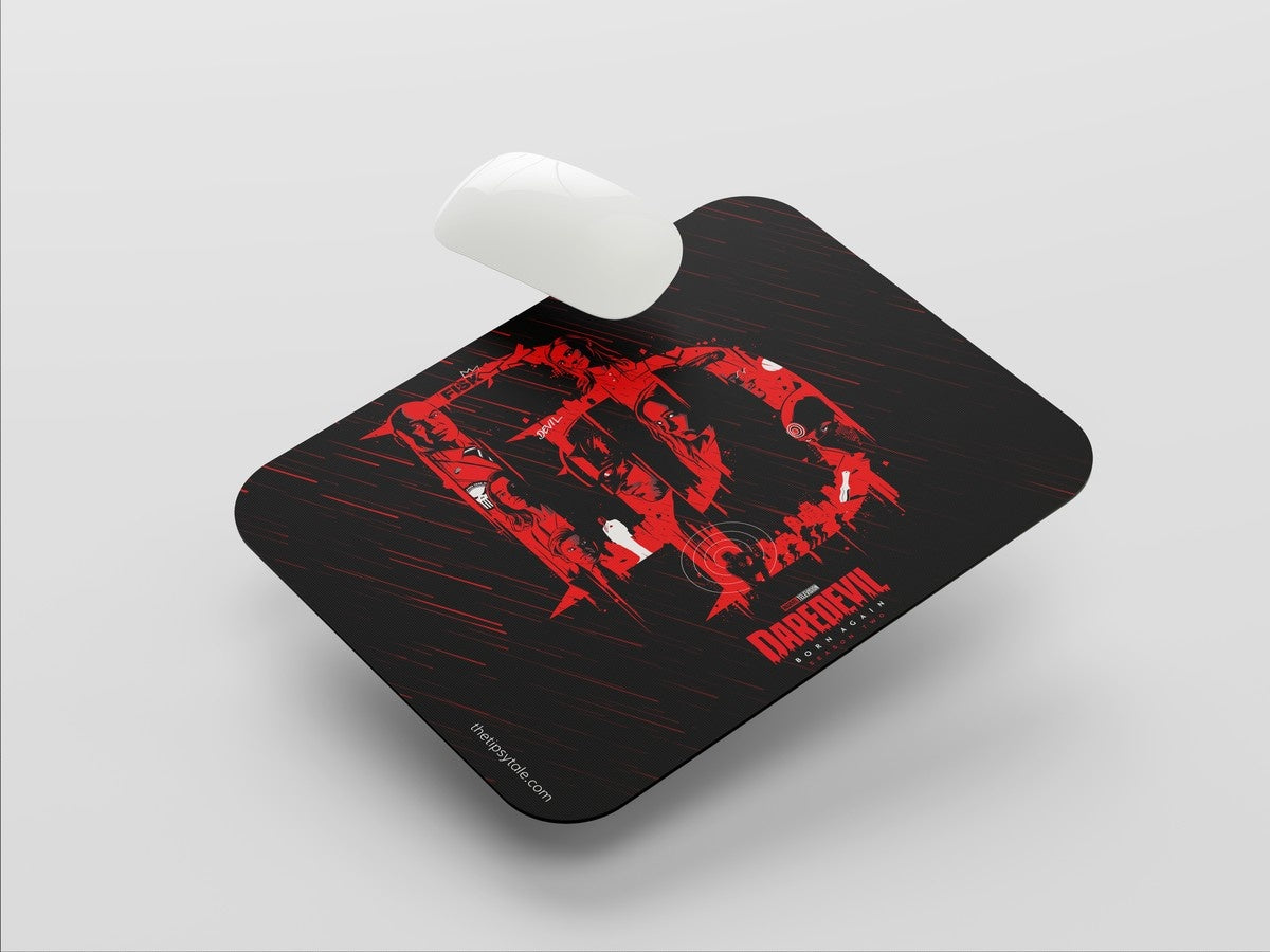 "S02 DARE DEVIL - FISK" Mousepad: Enhance Your Workspace with Style