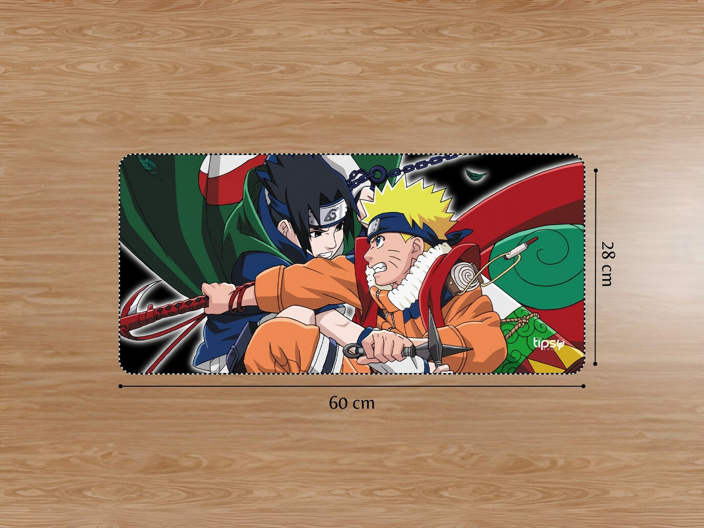 "SASUKE VS NARUTO - VIBRANT BG" Gaming Mousepad Elevate Your Gaming Experience
