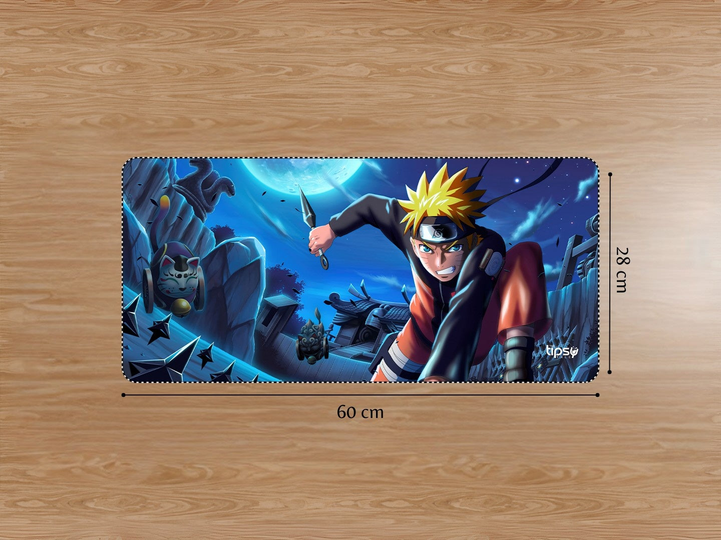 "NARUTO UZUMAKI ACTION POWER" Gaming Mousepad Elevate Your Gaming Experience