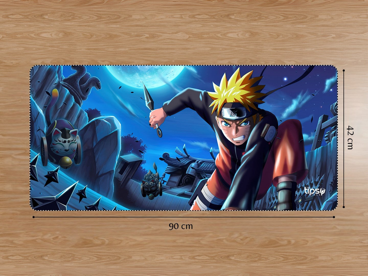 "NARUTO UZUMAKI ACTION POWER" Gaming Mousepad Elevate Your Gaming Experience