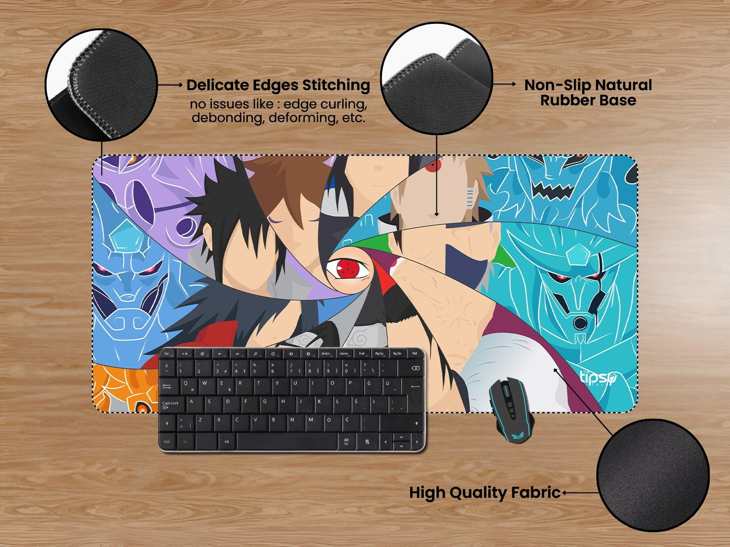 "THE FUGAKU UCHIHA HAGOROMO - ITACHI UCHIHA" Gaming Mousepad Elevate Your Gaming Experience