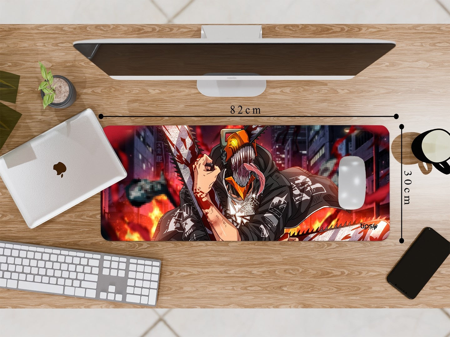 "DENJI BLOODY BADASS" Gaming Mousepad Elevate Your Gaming Experience