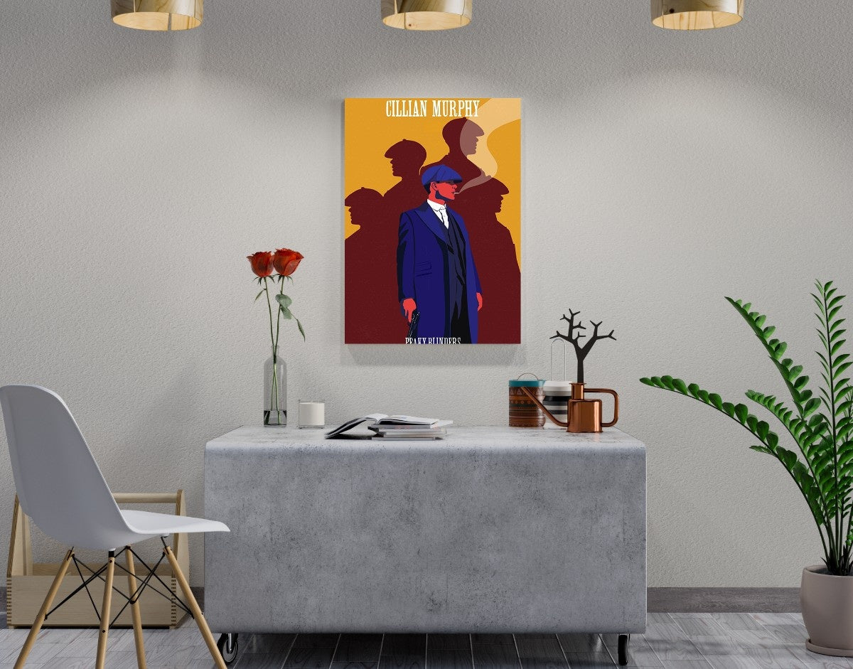 "CILLIAN MURPHY - PEAKY BLINDER" -Shiny & Sturdy Metallic Poster Art That Pops & Sticks