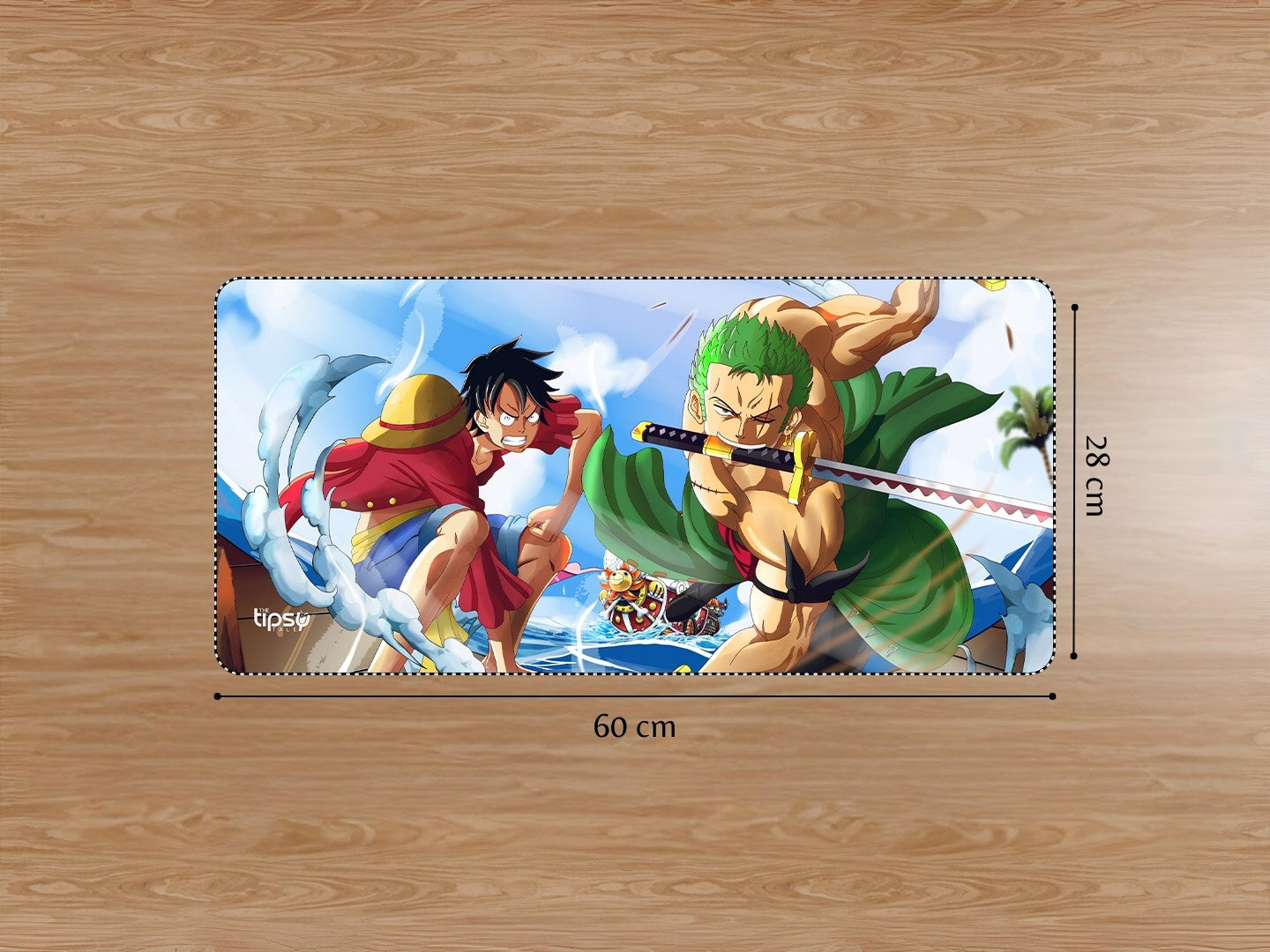 "MONKEY D LUFFY VS ZORO" Gaming Mousepad Elevate Your Gaming Experience