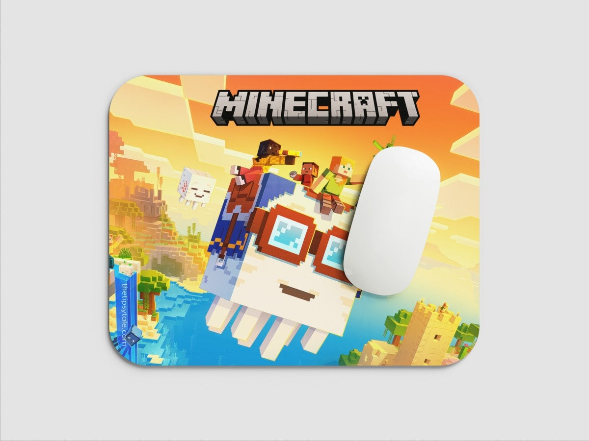 "MINECRAFT - CHASE THE SKIES " Mousepad: Enhance Your Workspace with Style