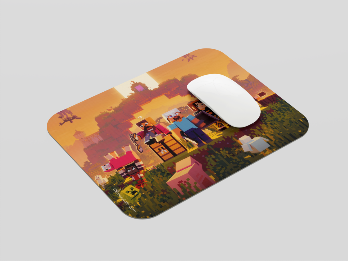 "A MINECRAFT MOVIE " Mousepad: Enhance Your Workspace with Style