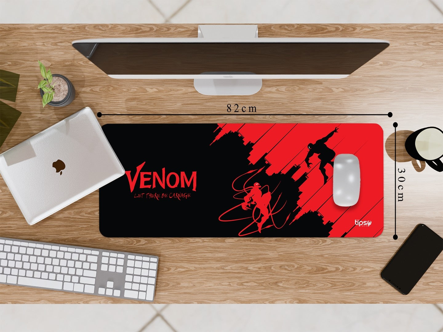 "VENOM VS CARNAGE" Gaming Mousepad Elevate Your Gaming Experience