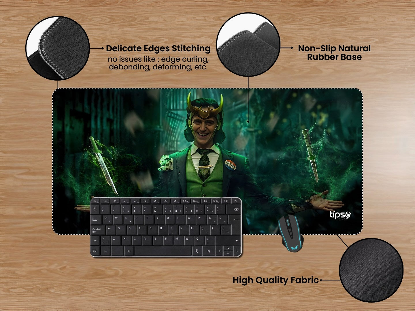 "PRESIDENT LOKI - MARVEL" Gaming Mousepad Elevate Your Gaming Experience