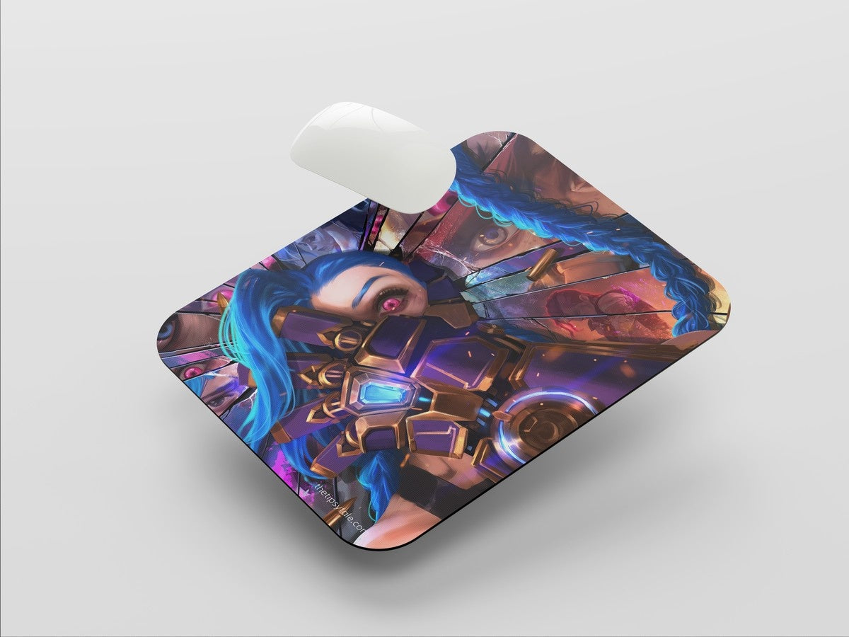 "JINX ARCANE - DILLUSION" Mousepad: Enhance Your Workspace with Style