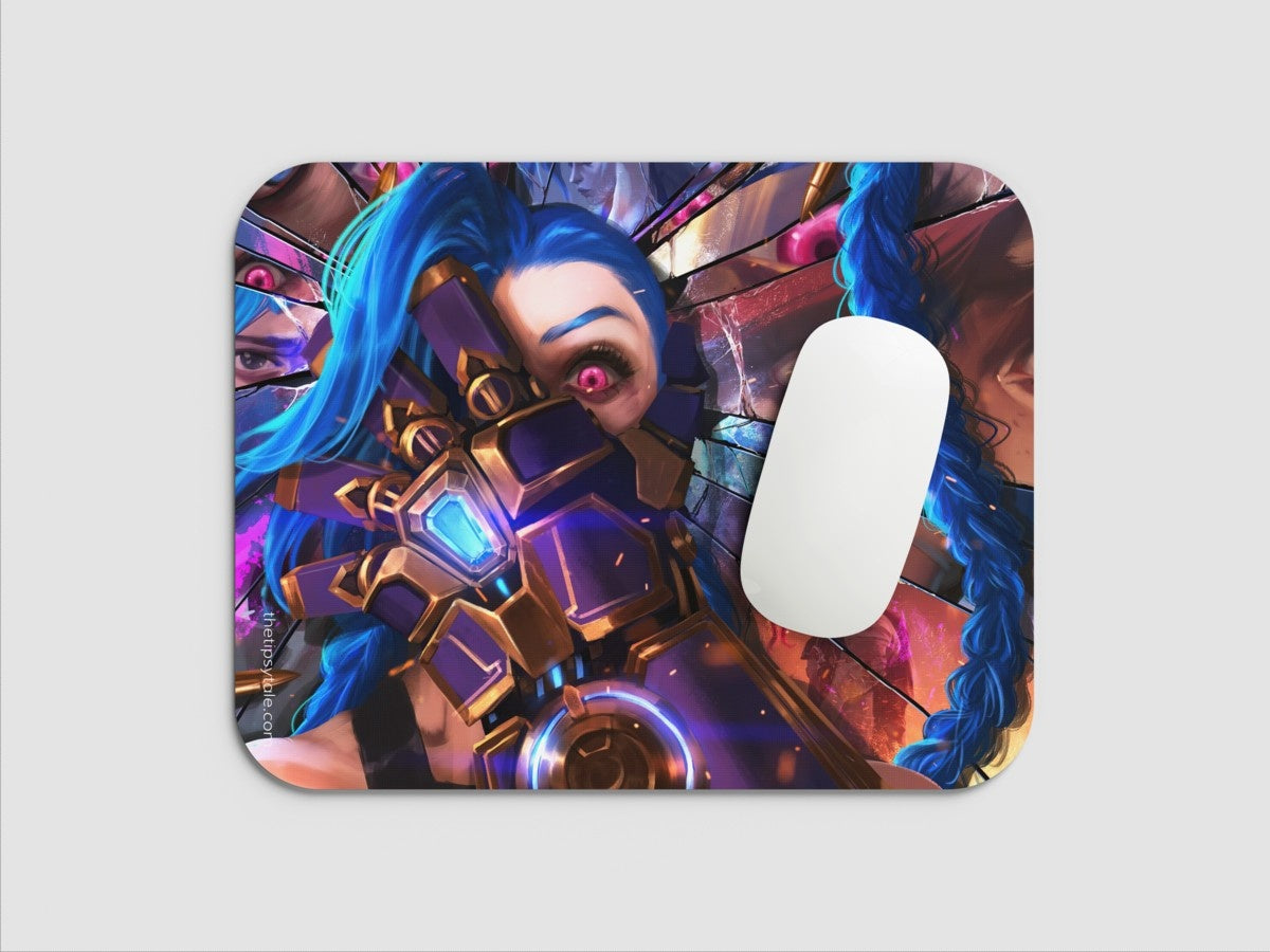 "JINX ARCANE - DILLUSION" Mousepad: Enhance Your Workspace with Style