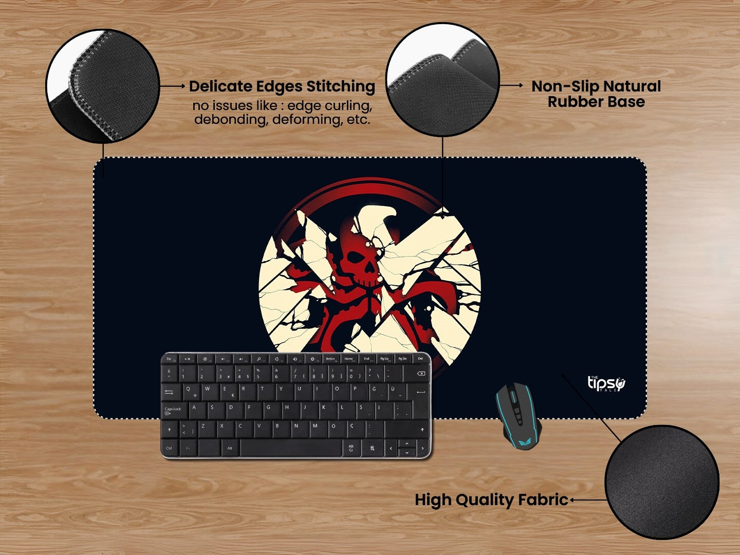 "AGENTS OF SHIELD - MARVEL" Gaming Mousepad Elevate Your Gaming Experience
