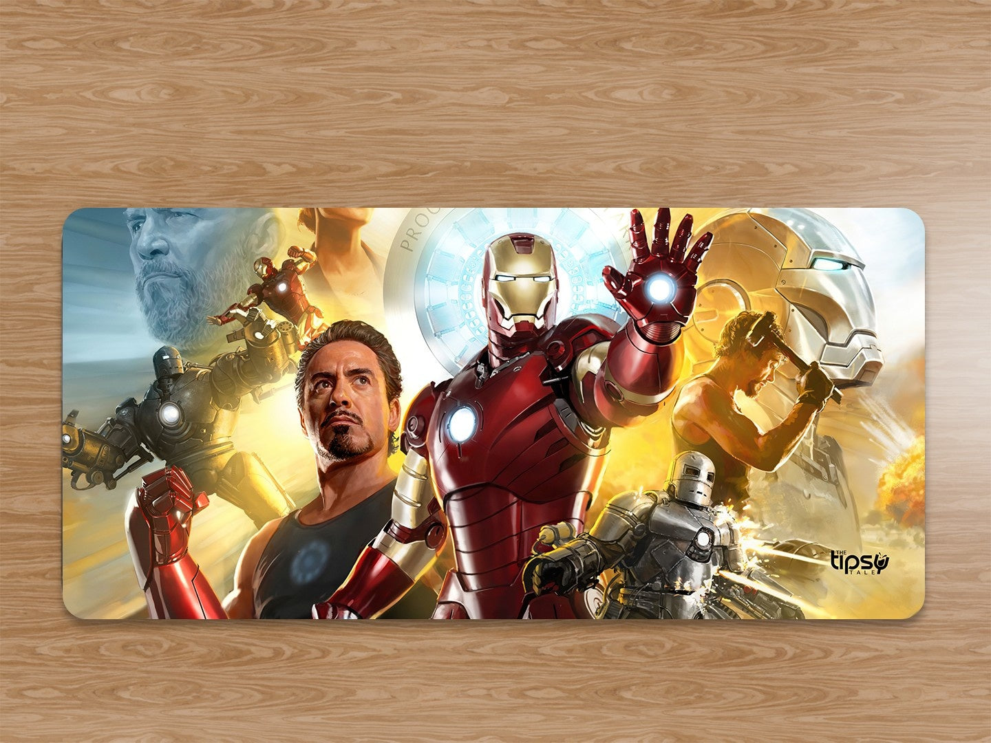 "IRON MAN TRIBUTE - MARVEL" Gaming Mousepad Elevate Your Gaming Experience