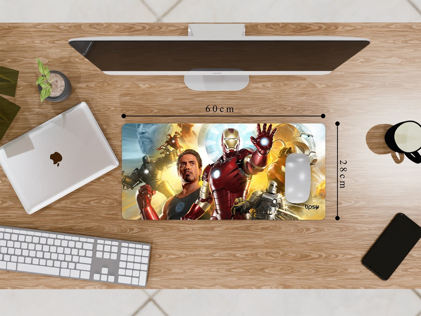 "IRON MAN TRIBUTE - MARVEL" Gaming Mousepad Elevate Your Gaming Experience