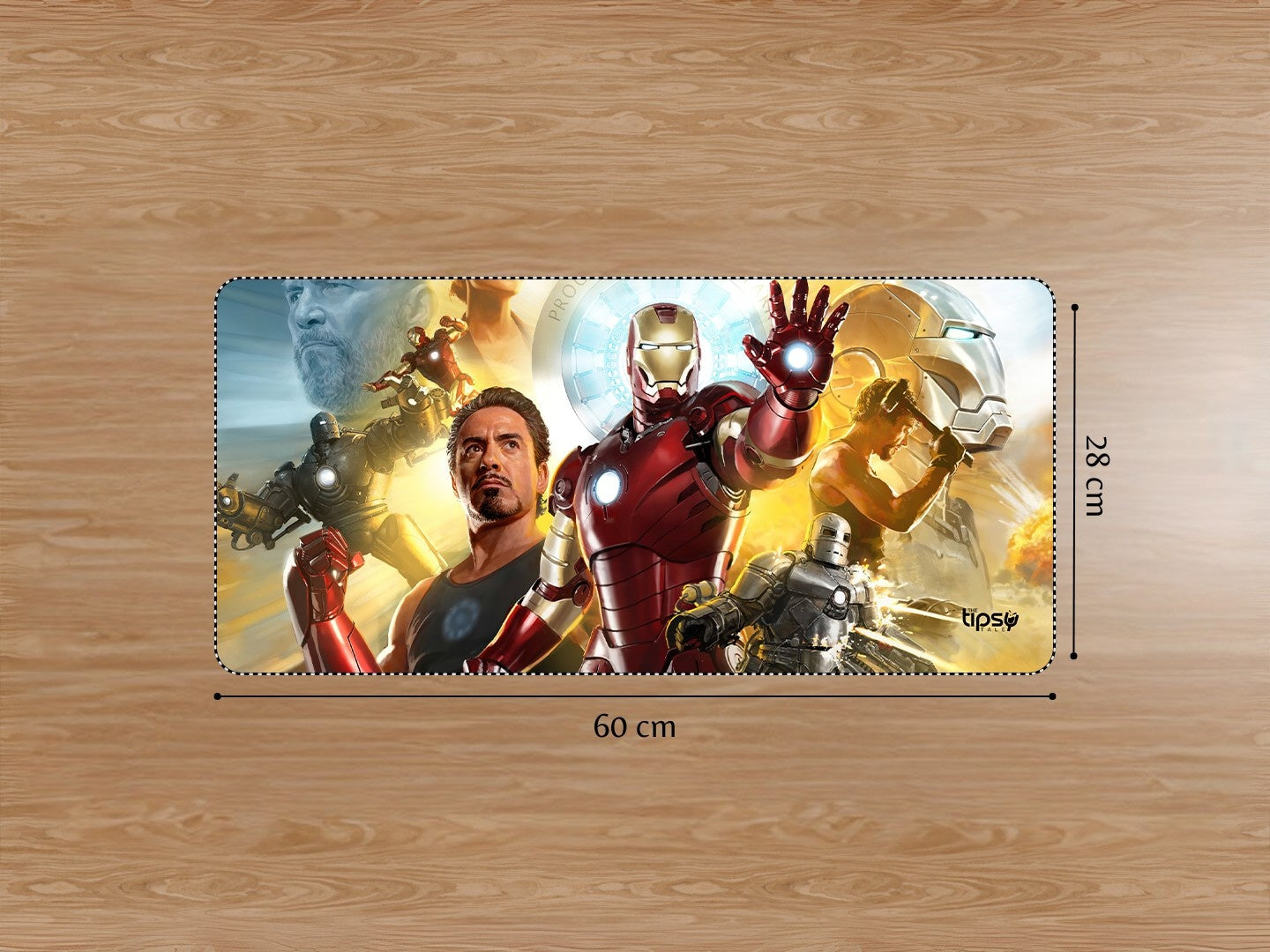 "IRON MAN TRIBUTE - MARVEL" Gaming Mousepad Elevate Your Gaming Experience