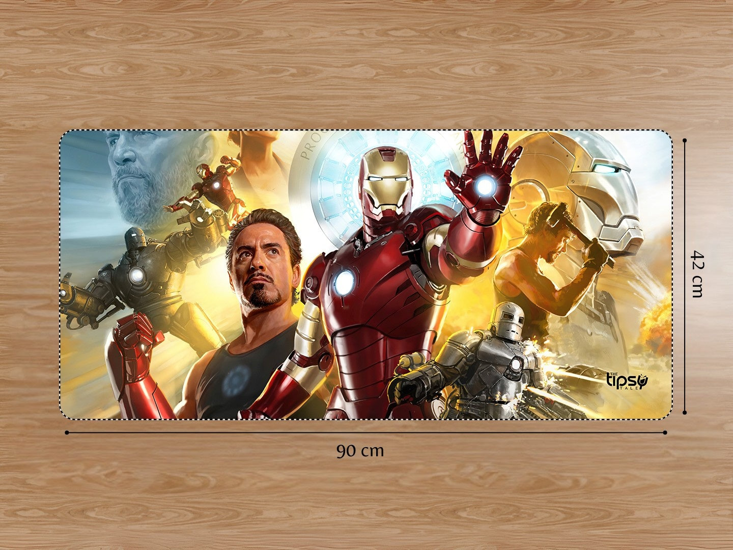 "IRON MAN TRIBUTE - MARVEL" Gaming Mousepad Elevate Your Gaming Experience