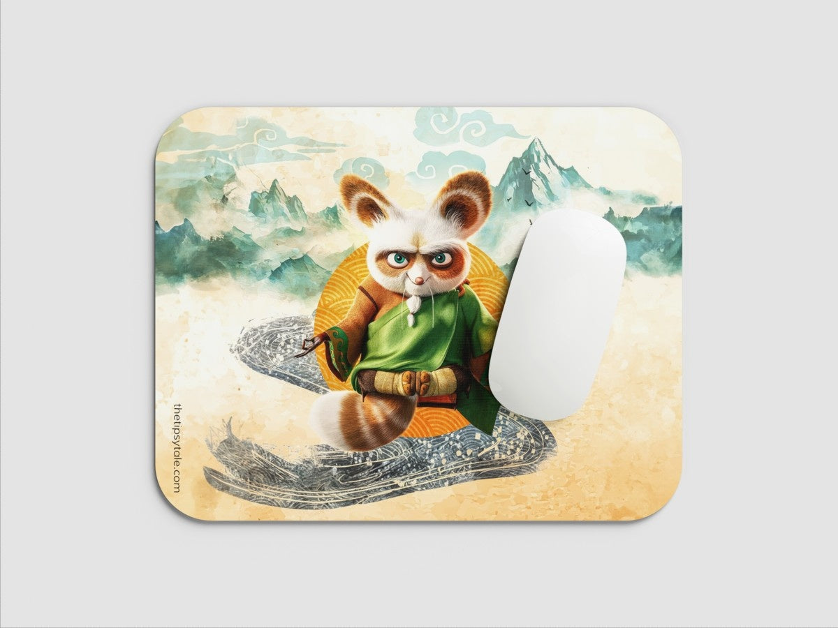"MASTER SHIFU KUNG FU PANDA" Mousepad: Enhance Your Workspace with Style