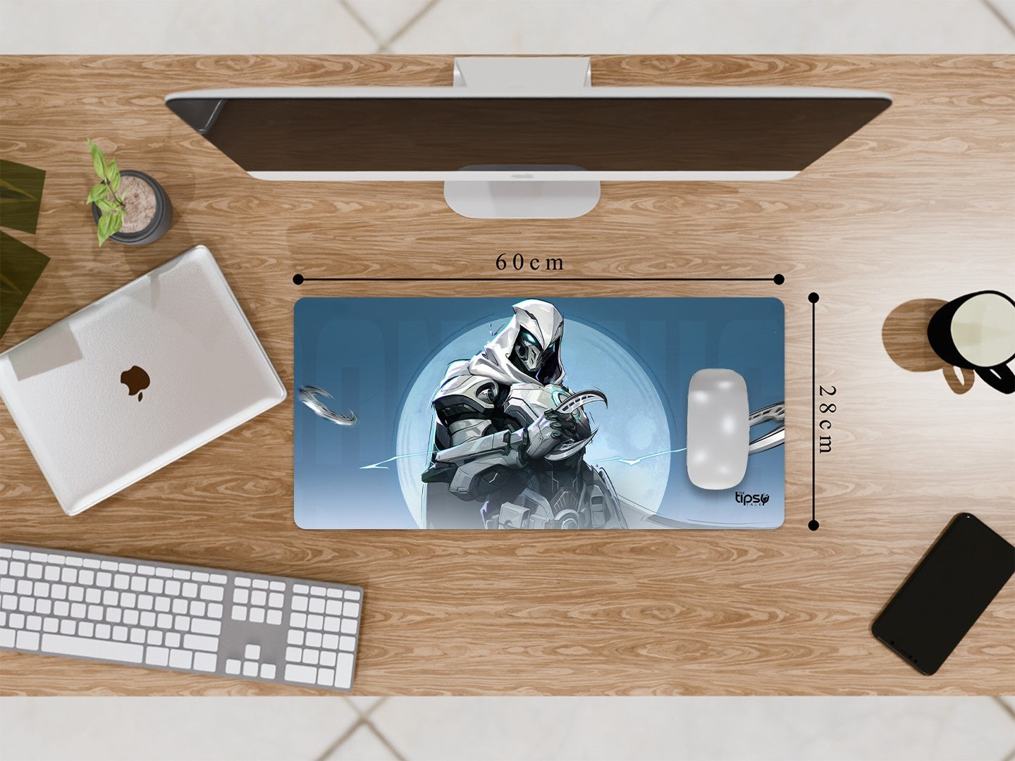 "MOON KNIGHT - DUALIST" Gaming Mousepad Elevate Your Gaming Experience
