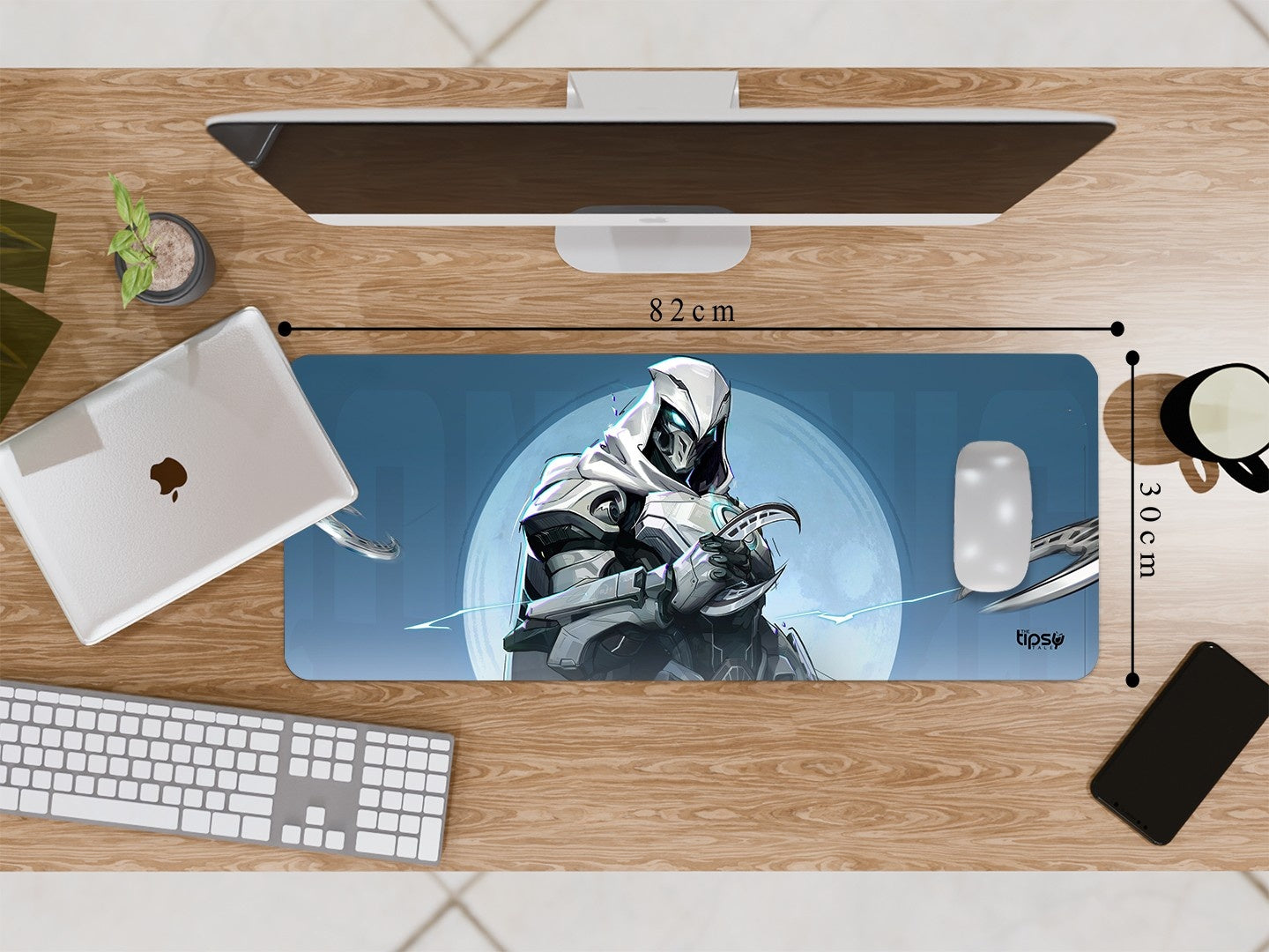 "MOON KNIGHT - DUALIST" Gaming Mousepad Elevate Your Gaming Experience
