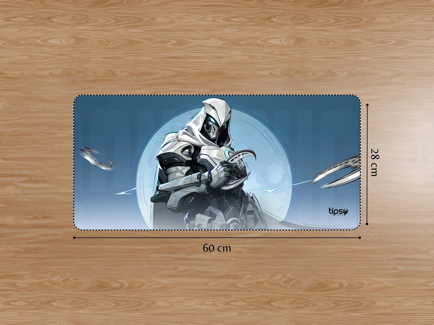 "MOON KNIGHT - DUALIST" Gaming Mousepad Elevate Your Gaming Experience