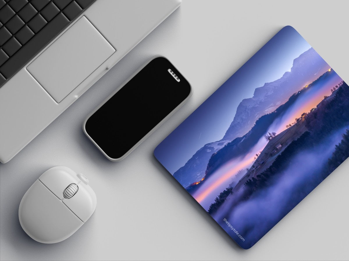 "SOLVENIA HILLTOP" Mousepad: Enhance Your Workspace with Style