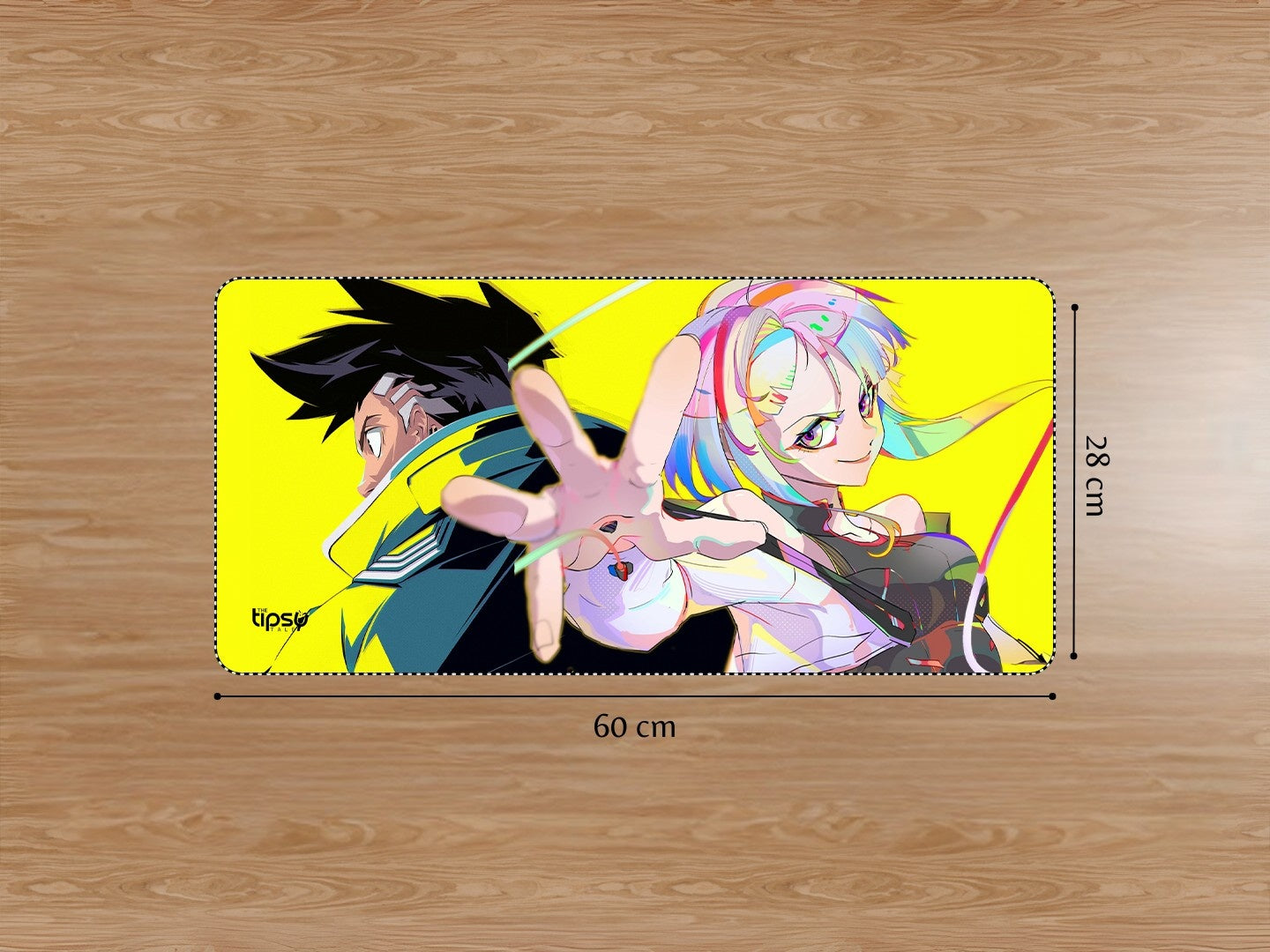 "CYBERPUNK CHROME RUSH " Gaming Mousepad Elevate Your Gaming Experience