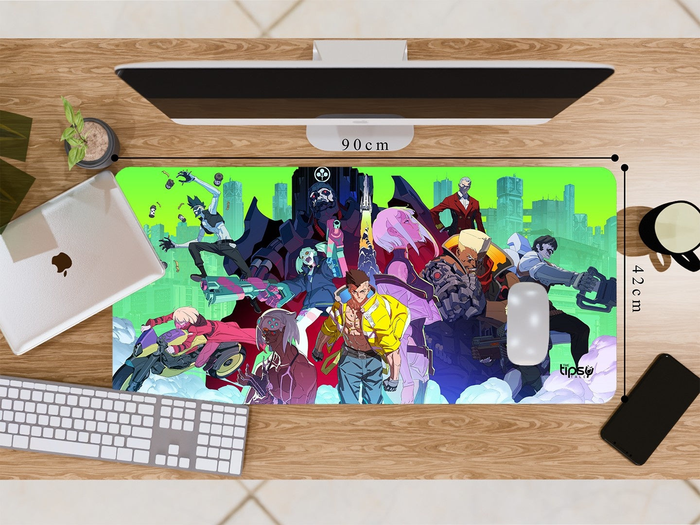 "CYBERPUNK 2077- CHROME RUSH " Gaming Mousepad Elevate Your Gaming Experience