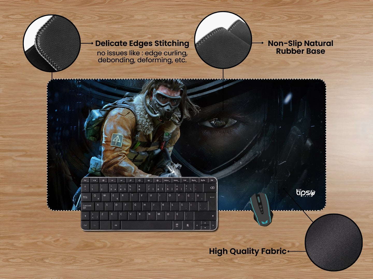 "COD - CALL OF DUTY BLACK OPS" Gaming Mousepad Elevate Your Gaming Experience