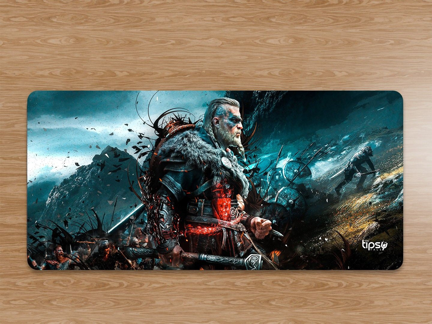 "ASSASSINS CREED - VALHALLA VIKING - RAIDER " Gaming Mousepad Elevate Your Gaming Experience