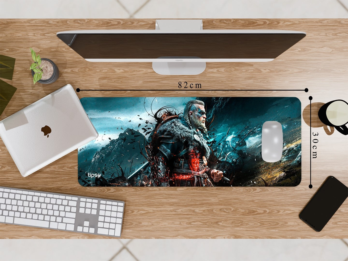 "ASSASSINS CREED - VALHALLA VIKING - RAIDER " Gaming Mousepad Elevate Your Gaming Experience