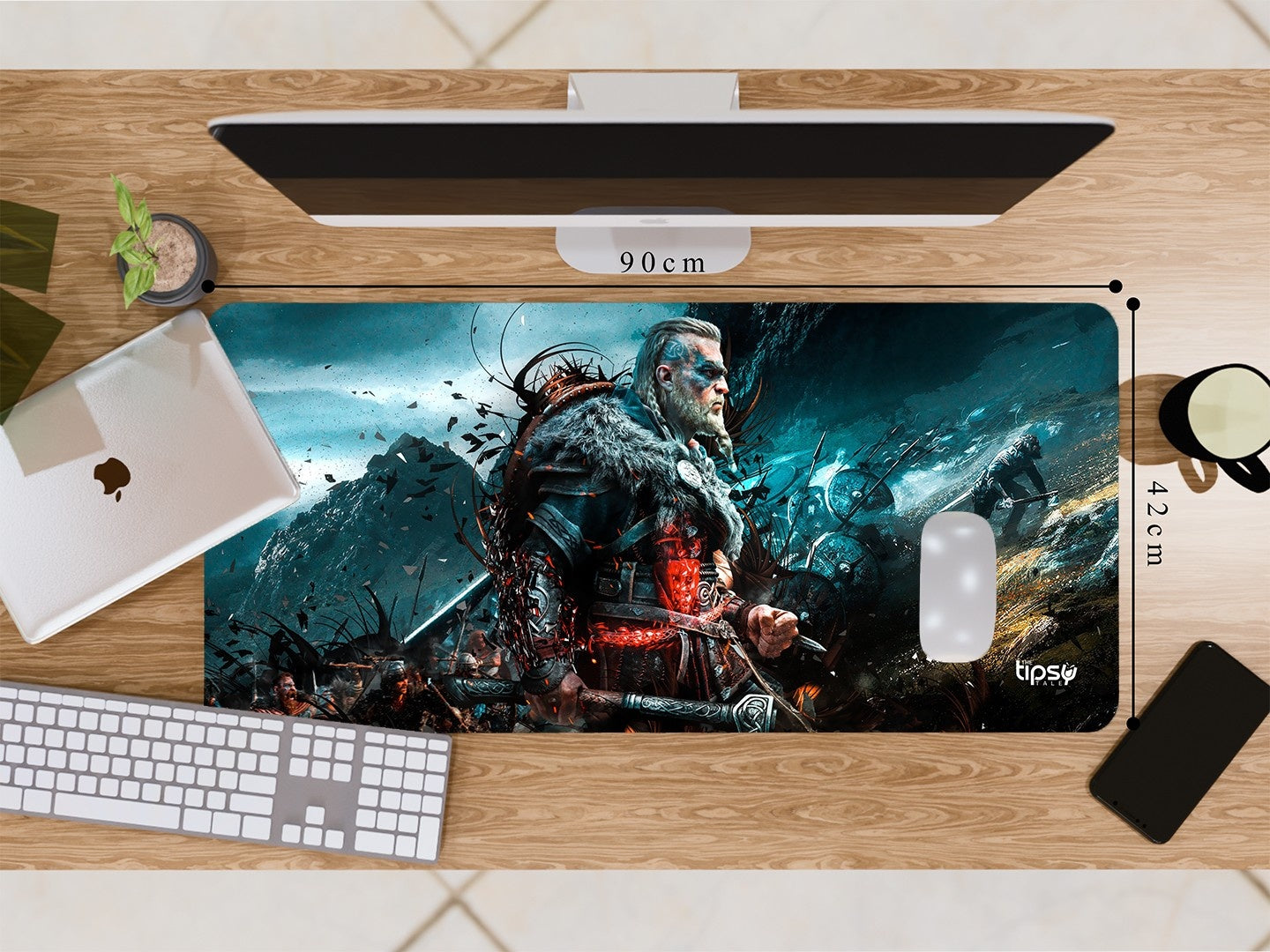 "ASSASSINS CREED - VALHALLA VIKING - RAIDER " Gaming Mousepad Elevate Your Gaming Experience
