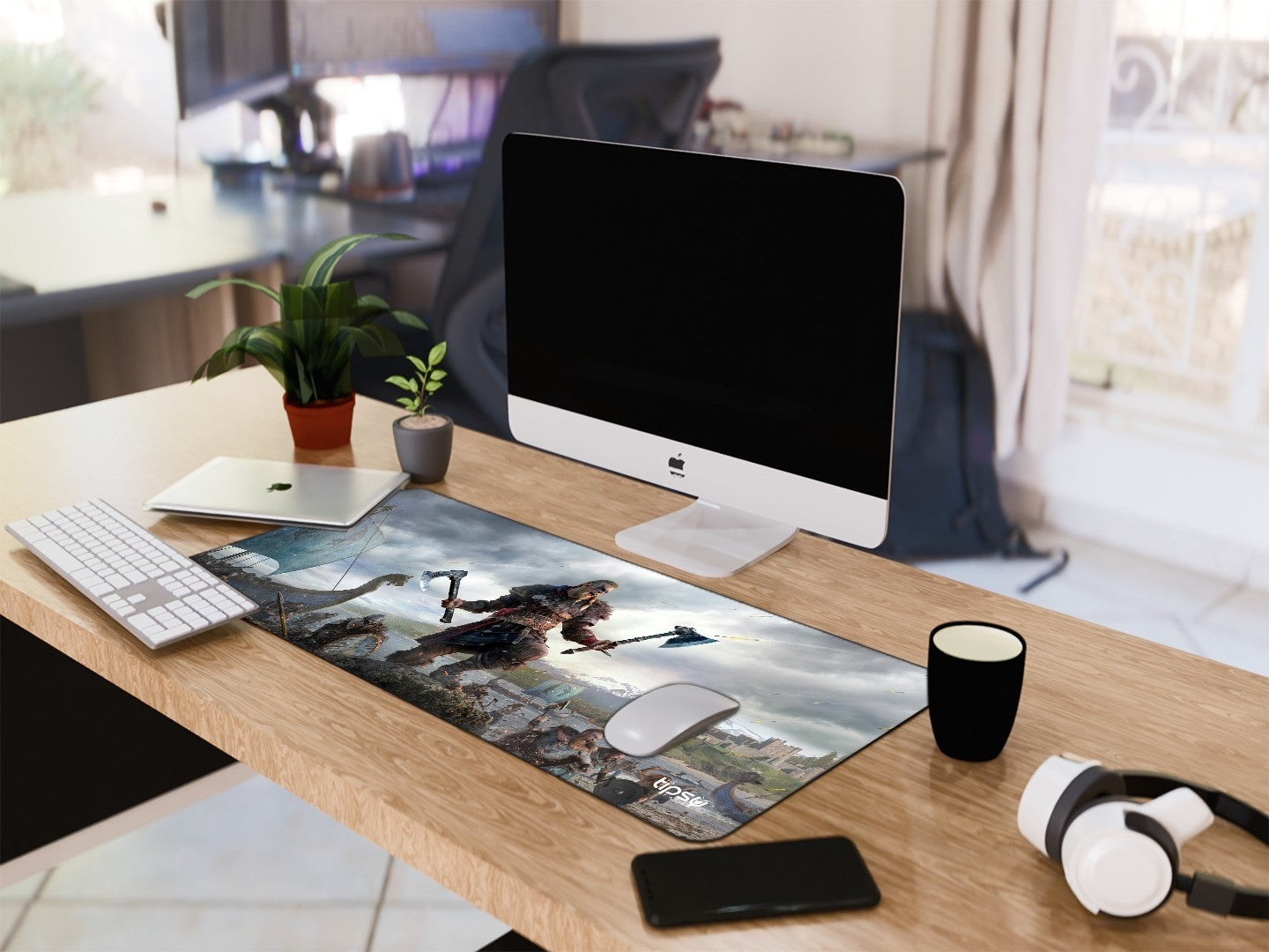 "ASSASSINS CREED - VALHALLA VIKING - RAIDER PC GAMES" Gaming Mousepad Elevate Your Gaming Experience