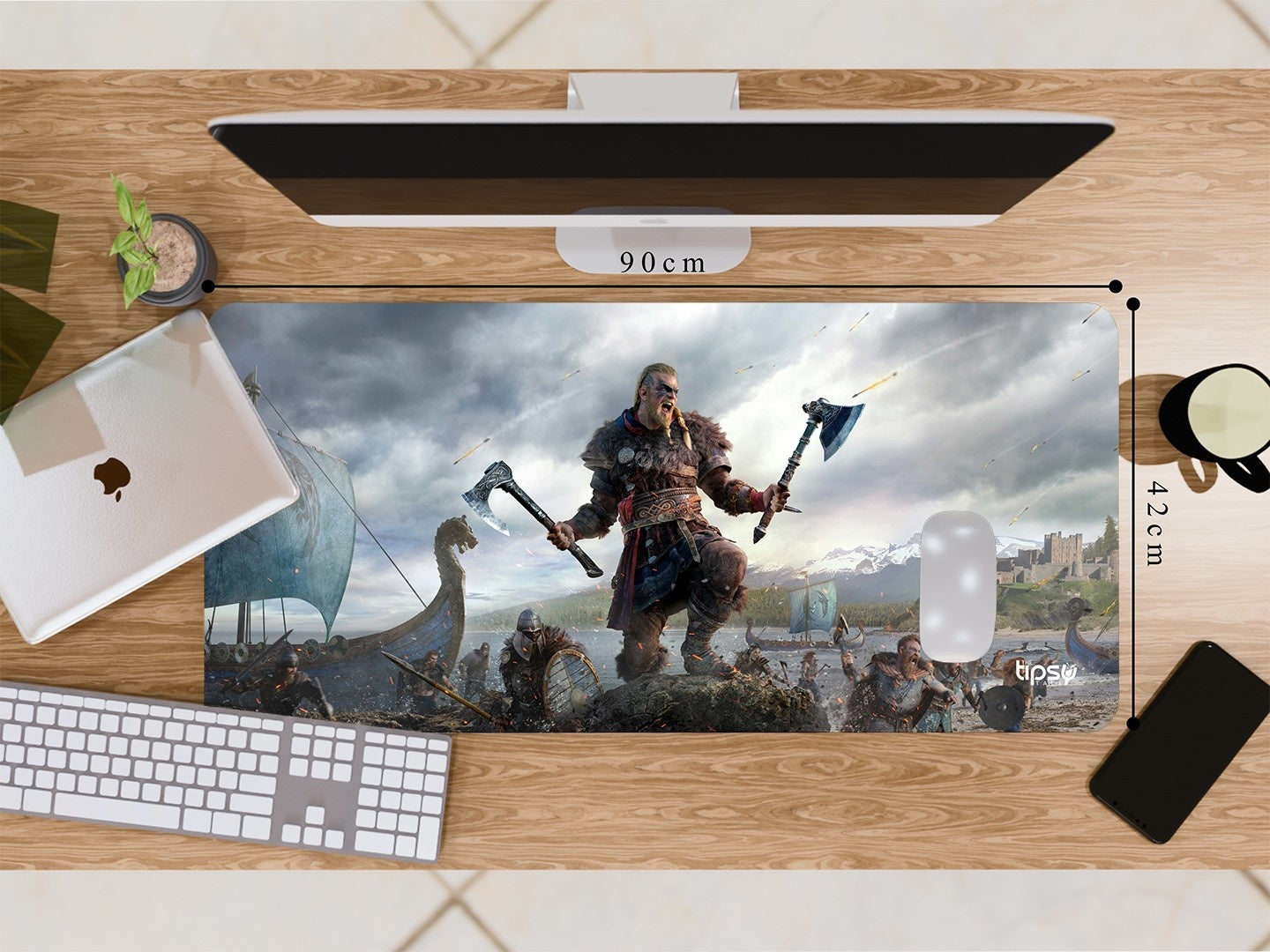 "ASSASSINS CREED - VALHALLA VIKING - RAIDER PC GAMES" Gaming Mousepad Elevate Your Gaming Experience