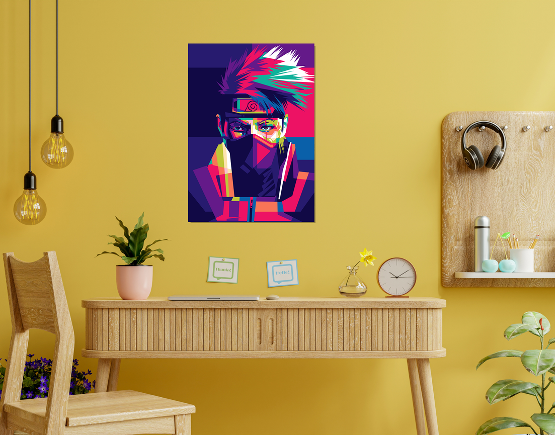 "NARUTO - ILLUSTATION ART WORK" -Shiny & Sturdy Metallic Poster Art That Pops & Sticks