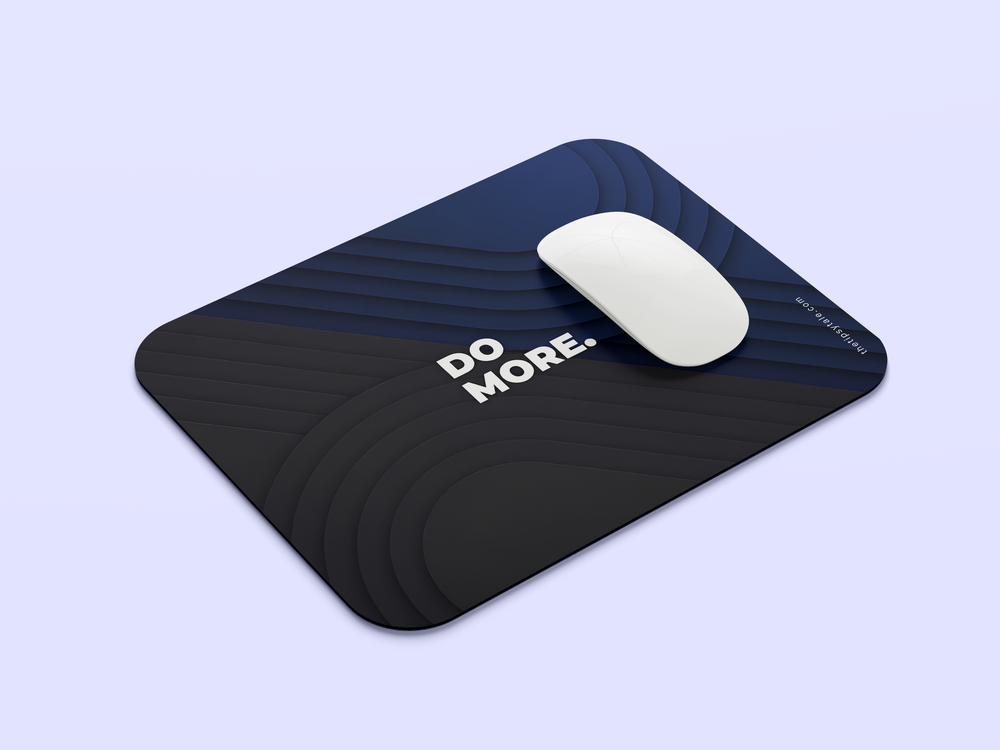 "DO MORE AND MORE" Mousepad Enhance Your Workspace with Style