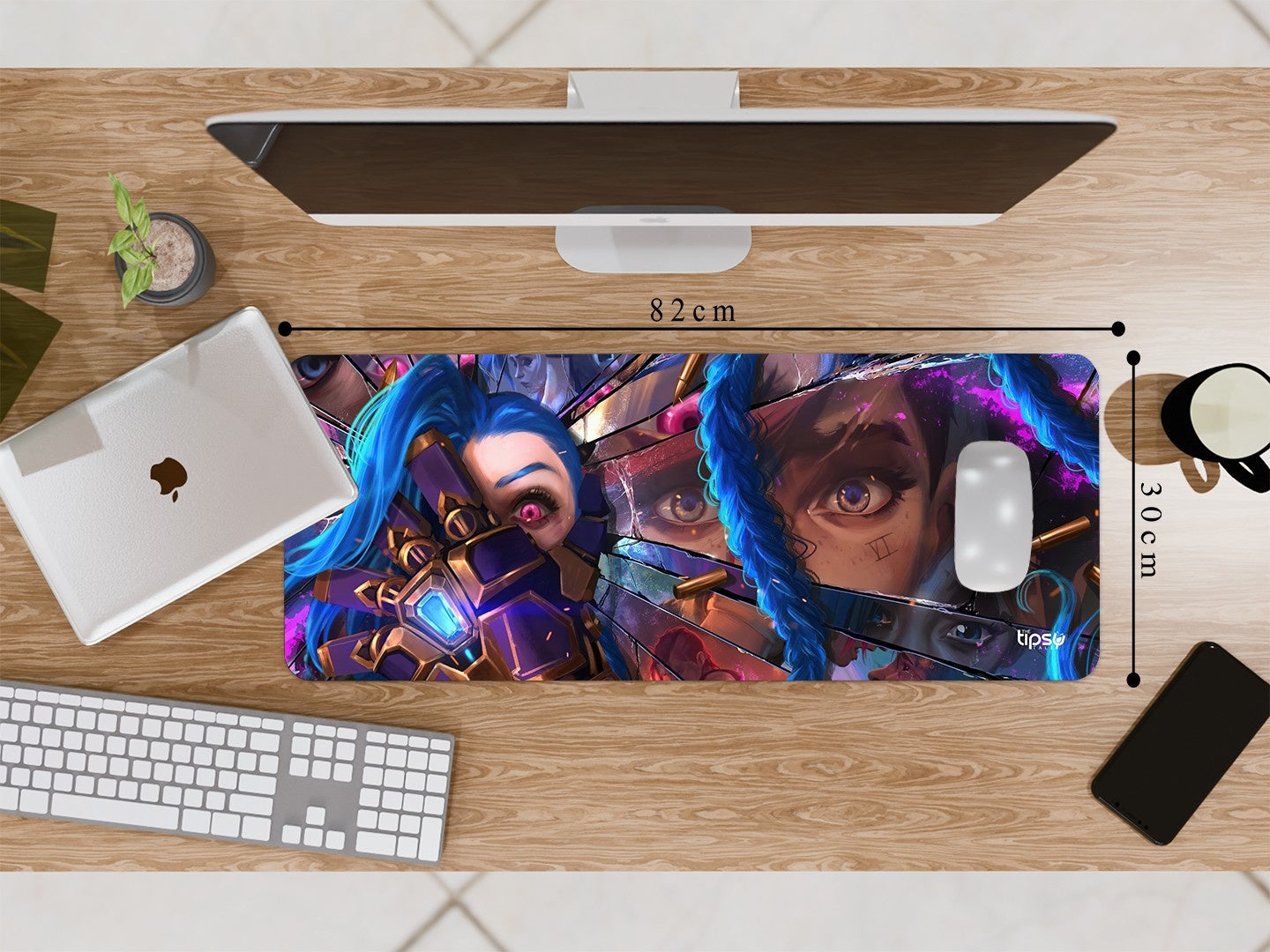 "JINX ARCANE - DILLUSION" Gaming Mousepad Elevate Your Gaming Experience