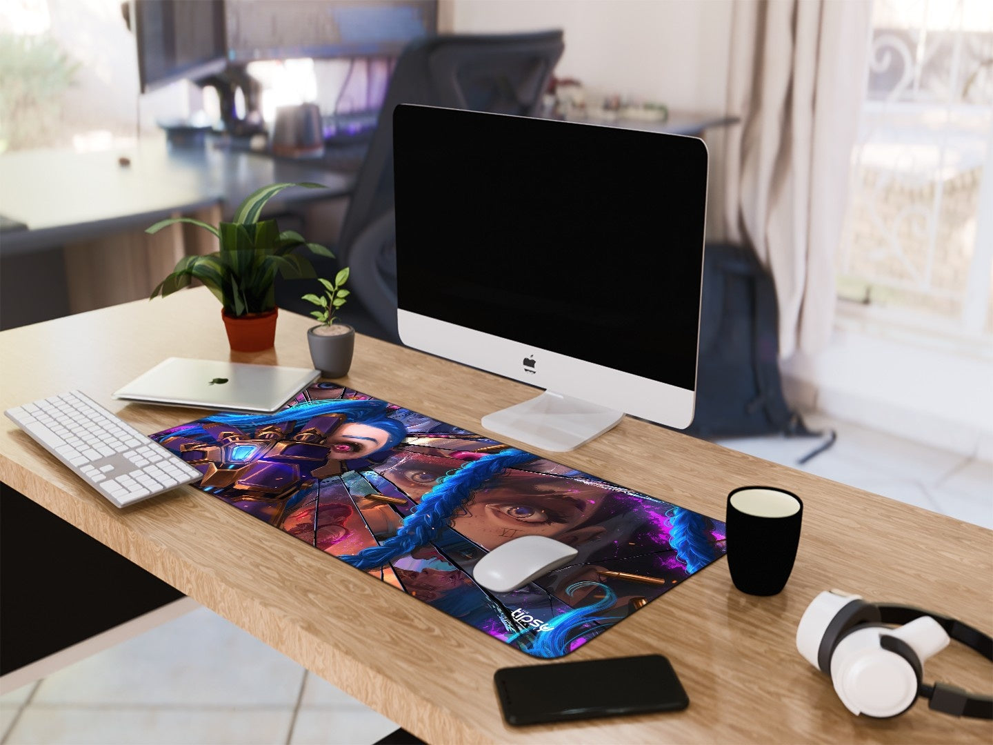 "JINX ARCANE - DILLUSION" Gaming Mousepad Elevate Your Gaming Experience