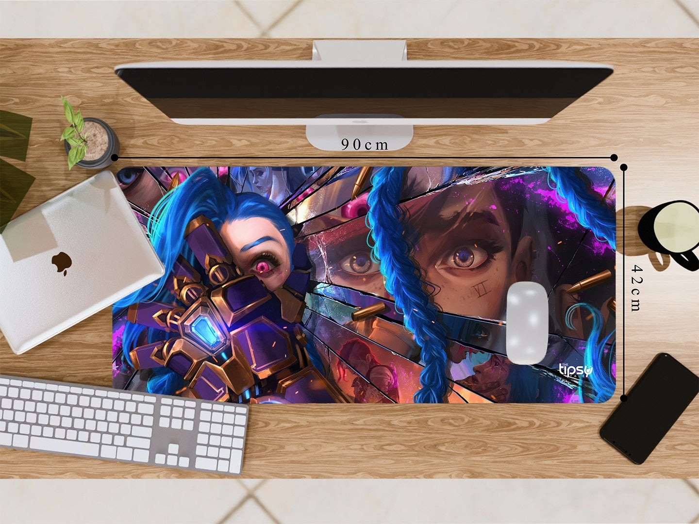 "JINX ARCANE - DILLUSION" Gaming Mousepad Elevate Your Gaming Experience