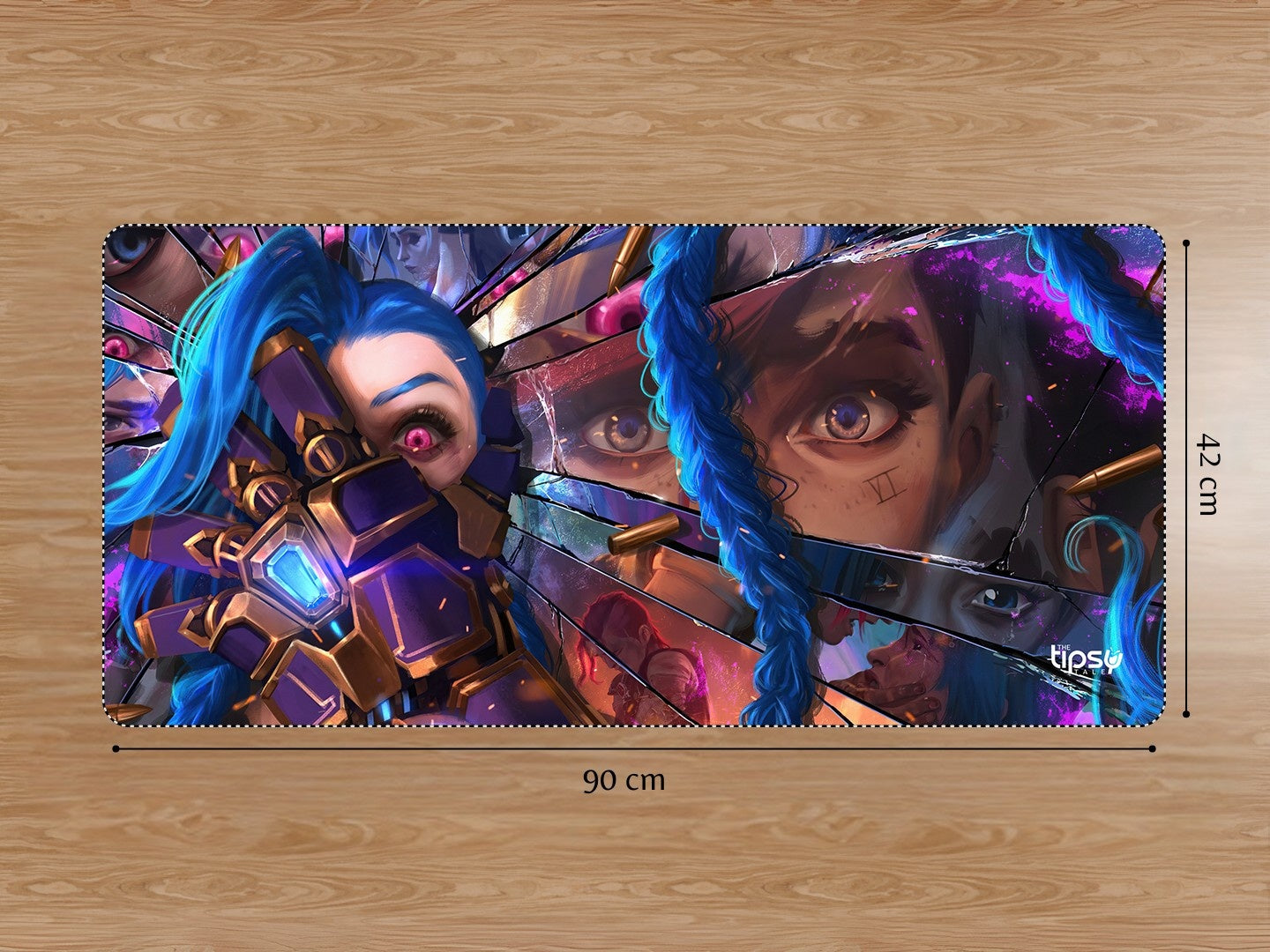 "JINX ARCANE - DILLUSION" Gaming Mousepad Elevate Your Gaming Experience