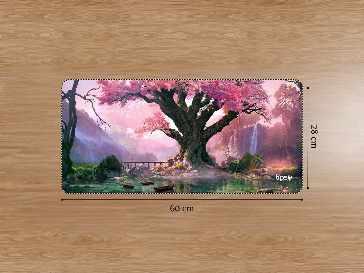 "SURREAL CHERRY" Gaming Mousepad Elevate Your Gaming Experience