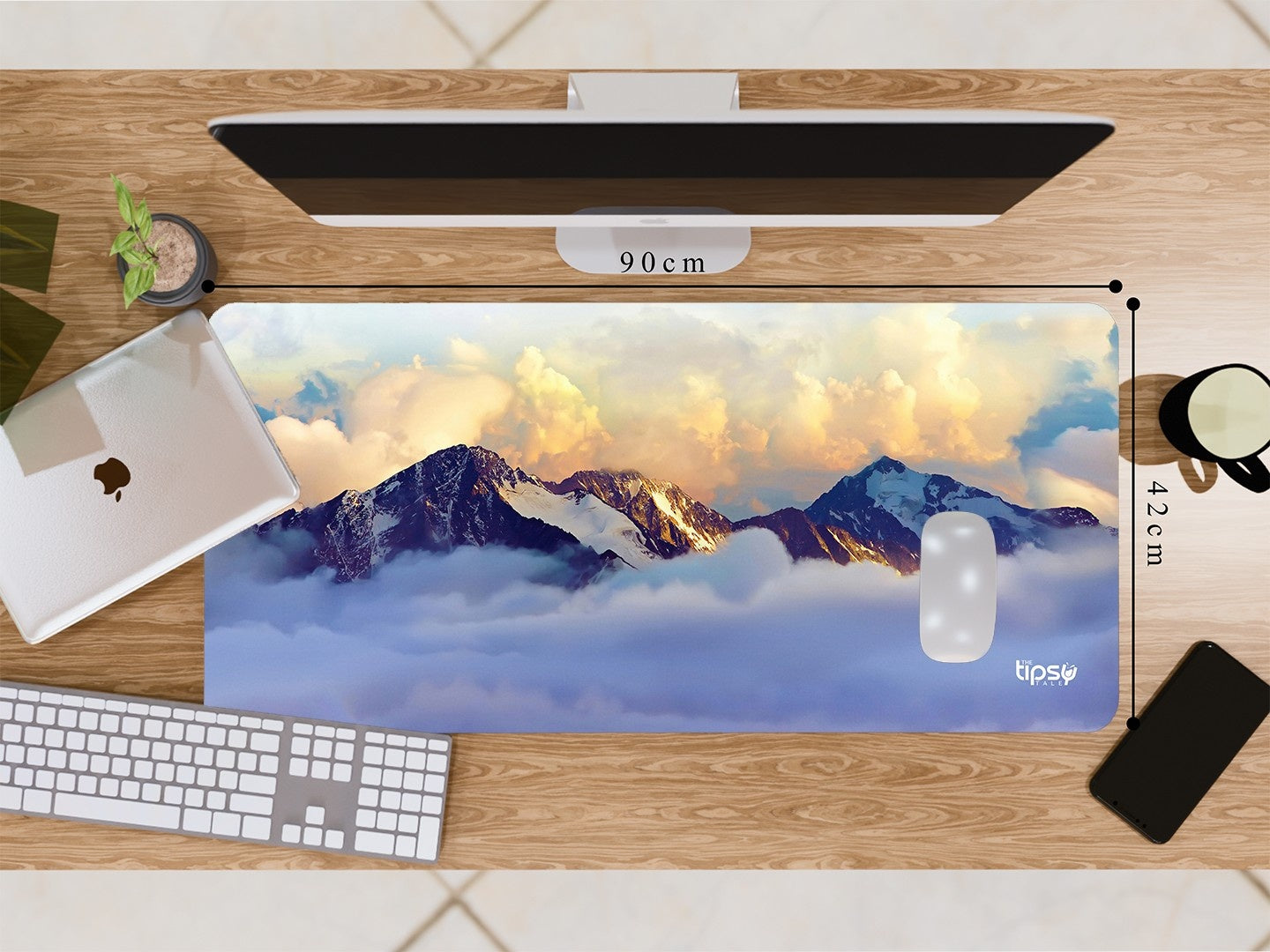 "ALPS SNOW MOUNTAIN" Gaming Mousepad Elevate Your Gaming Experience
