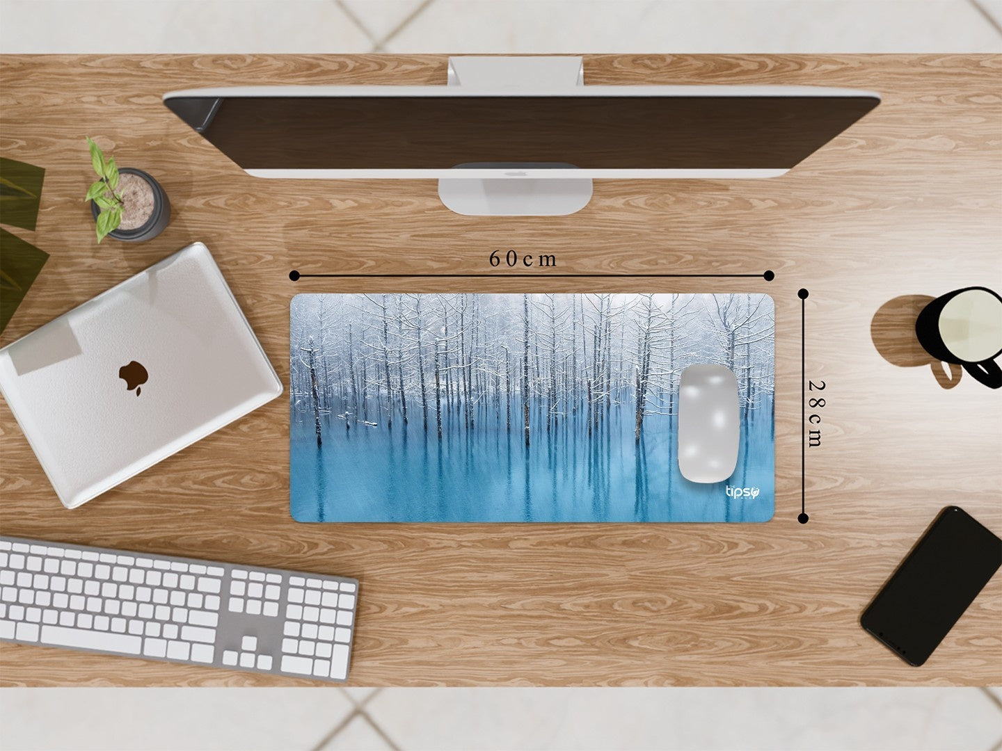"FREEZED TREES" Gaming Mousepad Elevate Your Gaming Experience
