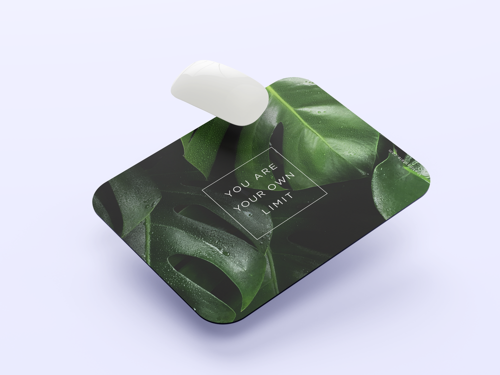 "YOU ARE YOUR OWN LIMIT" Mousepad Enhance Your Workspace with Style