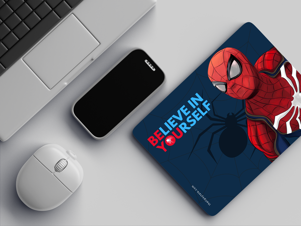 "BELIEVE IN YOURSELFz" Mousepad Enhance Your Workspace with Style